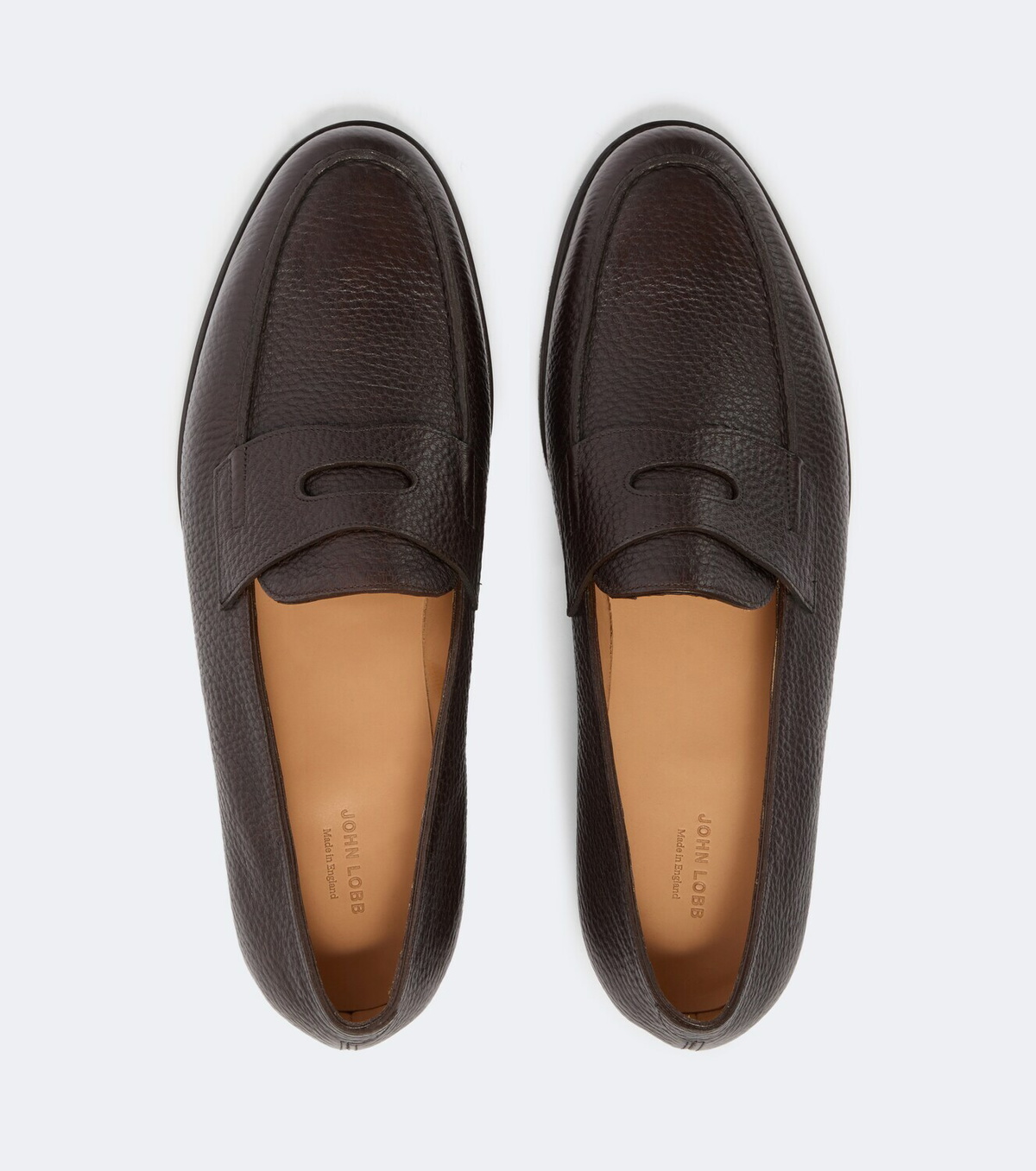 John Lobb Leather penny loafers