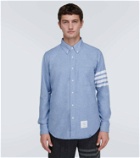 Thom Browne 4-Bar flannel shirt