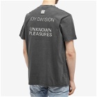 Neuw Denim Men's Joy Division Unknown Pleasures Band T-Shirt in Black