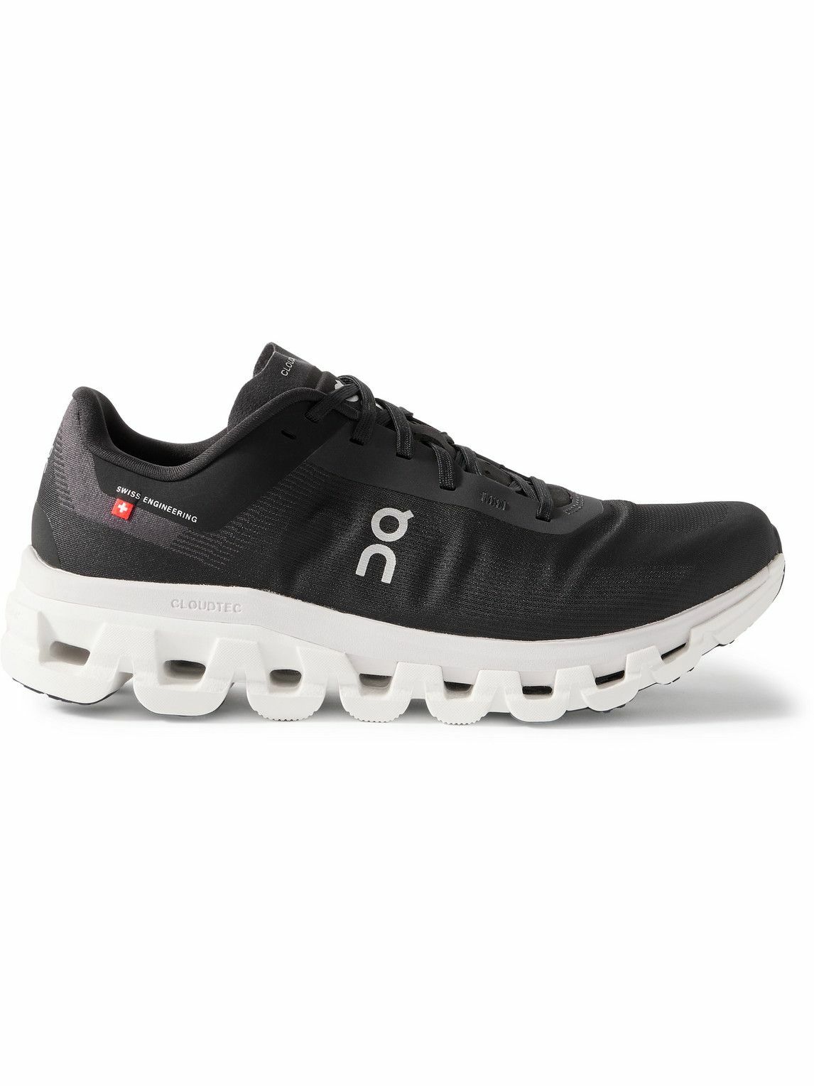 ON - Cloudflow 4 Mesh Running Sneakers - Black On