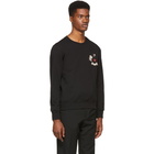 Alexander McQueen Black Crystal Sweatshirt