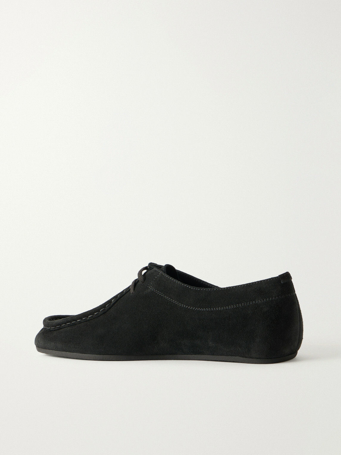 Jil Sander - Suede Derby Shoes - Black