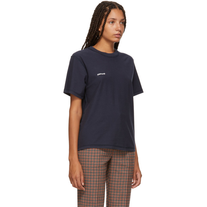 Vetements Navy Hug Me Inside Out T-Shirt Vetements