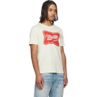 COÛT DE LA LIBERTÉ Off-White Sammy 'Malibu' Embellished S/S T-shirt