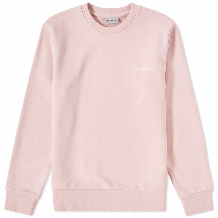 Photo: Carhartt Script Embroidery Sweat Pink