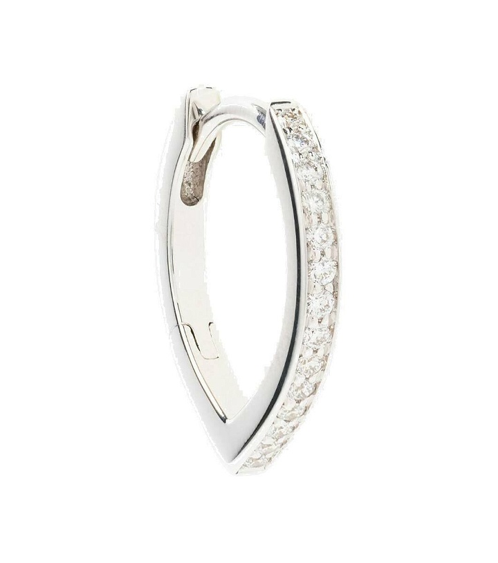Photo: Repossi Antifer 18kt white gold earring with diamonds