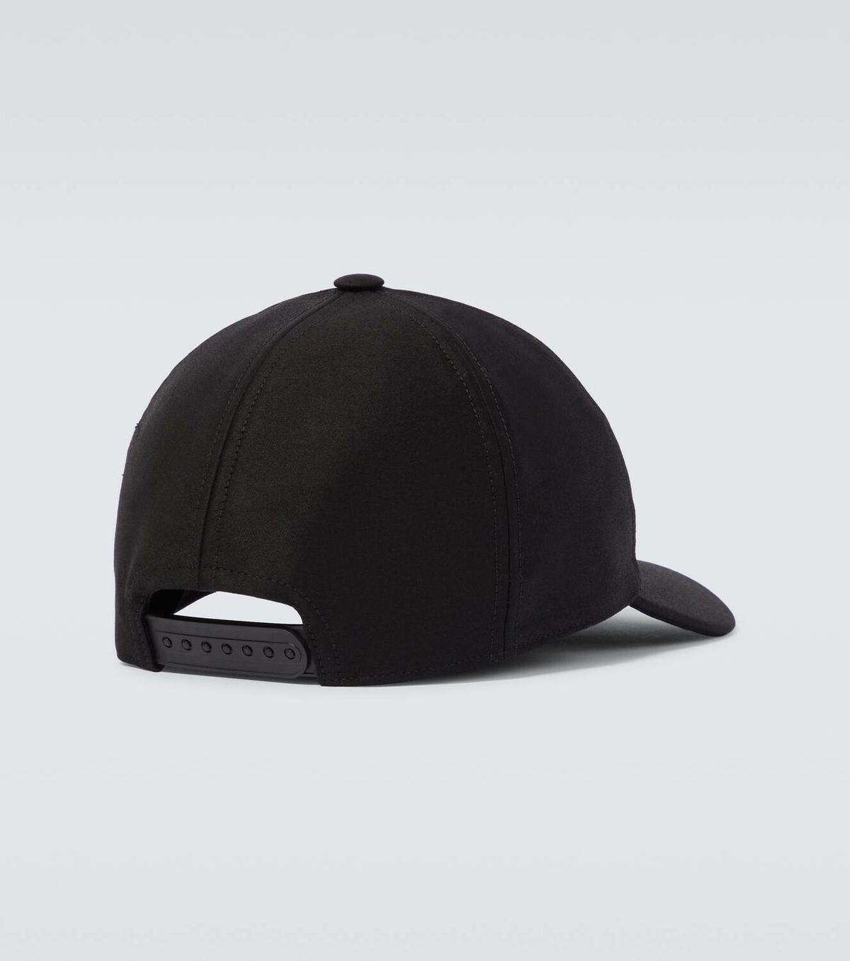 DRKSHDW by Rick Owens Logo cotton canvas baseball cap Rick Owens