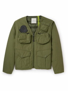 Moncler Genius - Pharrell Williams Convertible Cotton-Blend Shell Down Jacket - Green