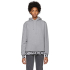 Opening Ceremony Grey Elastic Logo Hoodie