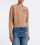 Chloé Logo wool and cashmere sweater