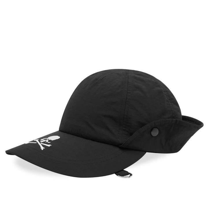 Photo: Kangol x Mastermind Wavy Convertible Baseball Cap in Black