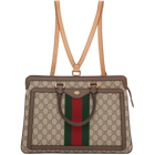 Gucci Beige GG Supreme Ophidia Backpack