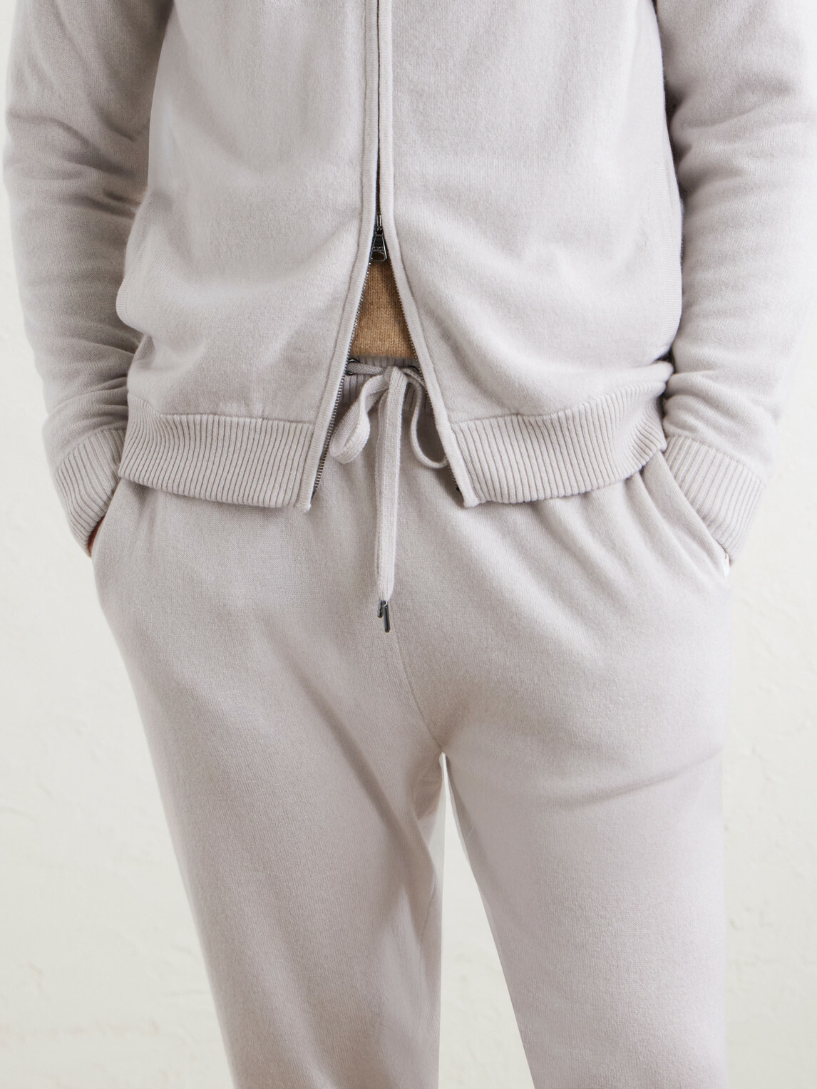 Derek Rose - Finley Cashmere Drawstring Sweatpants - Neutrals