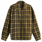 Stan Ray Men's Zip Shirt in Acorn Plaid