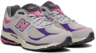 New Balance Gray 2002R Low-Top Sneakers