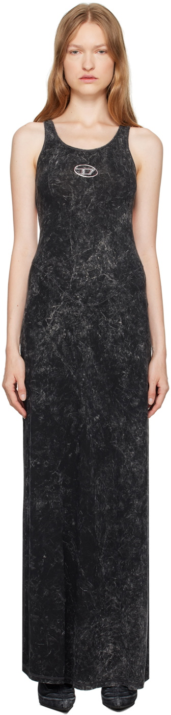 Diesel Black D-Avena-P1 Maxi Dress