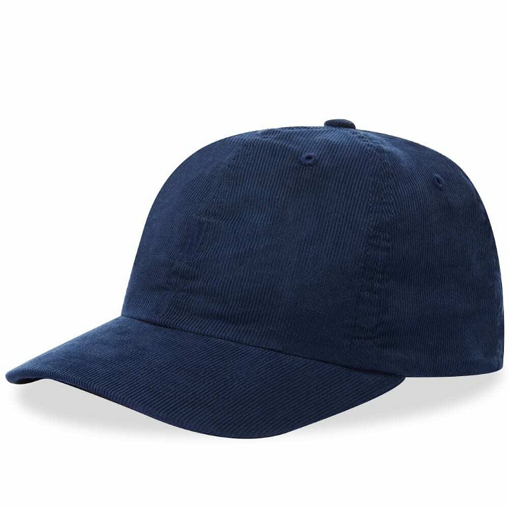 Photo: Norse Projects Men's Baby Corduroy Sports Cap in Navy