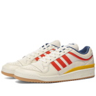 Adidas x Wood Wood Forum Low Sneakers in Off White/Altered Amber/Yel