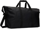 RAINS Black Hilo Large Duffle Bag