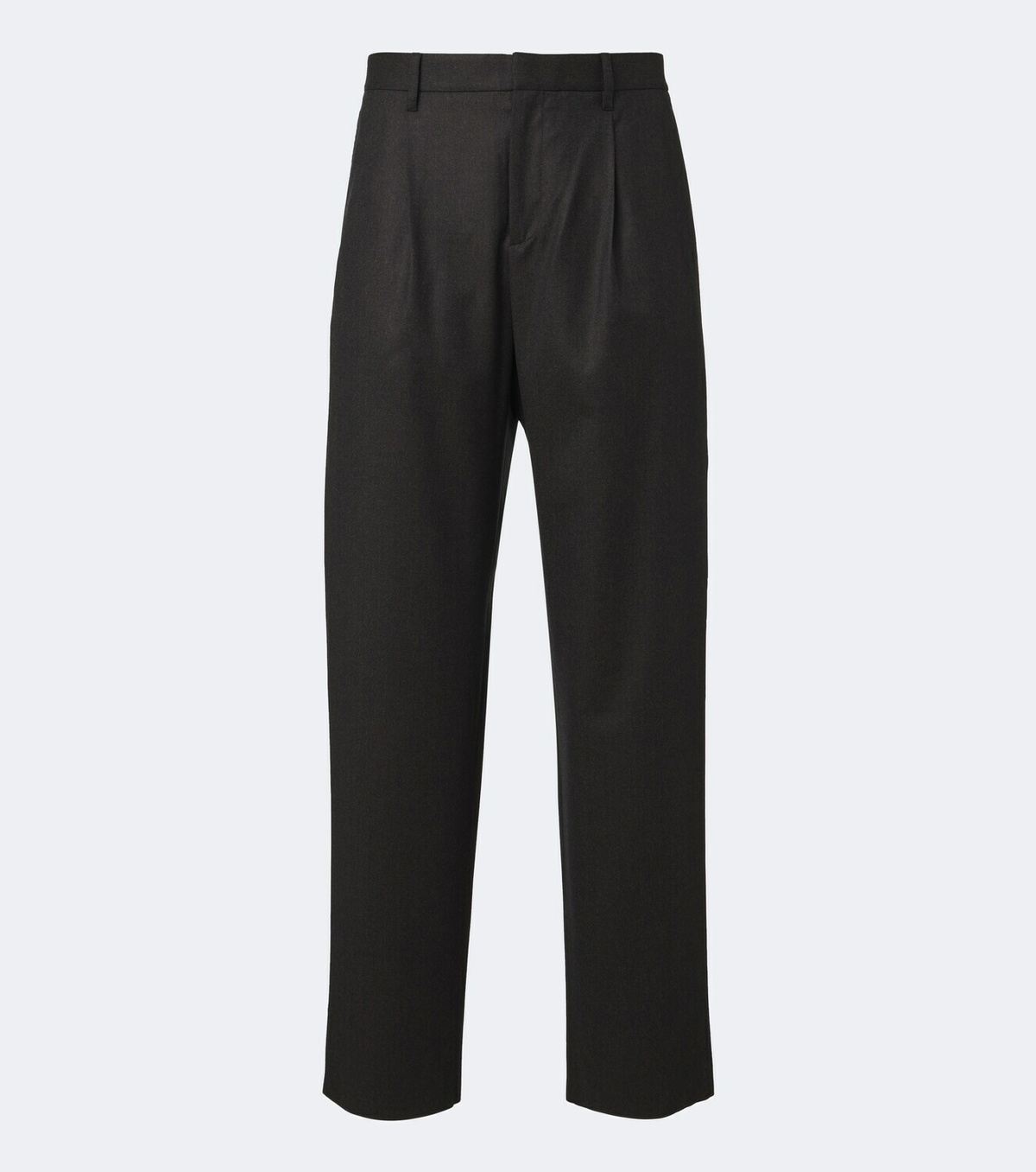 Agnona Wool pleated straight pants