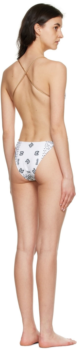 RHUDE(ルード) ONE-PIECE SWIM 白 Rhude White Nylon One-Piece Swimsuit Rhude