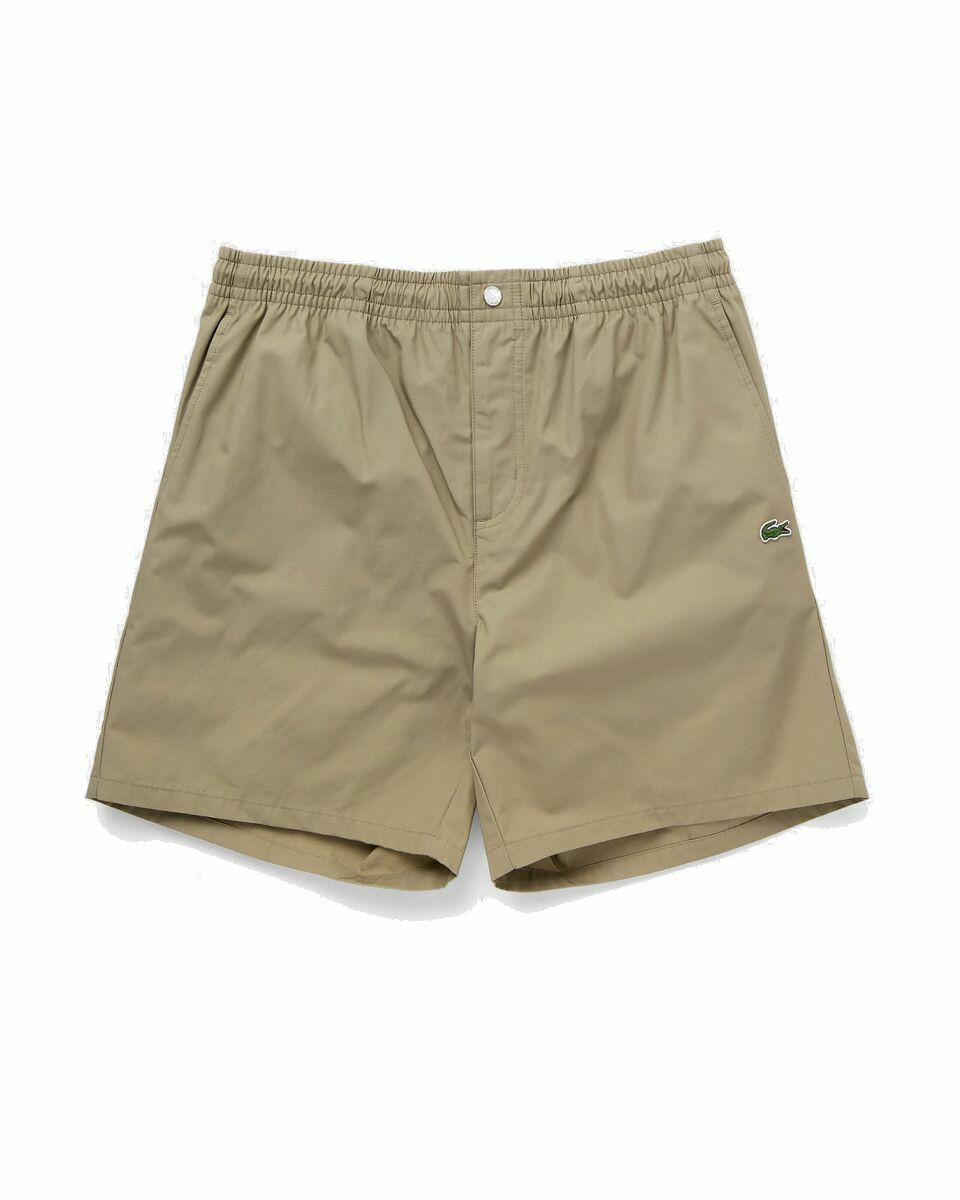 Photo: Lacoste Shorts Brown - Mens - Casual Shorts