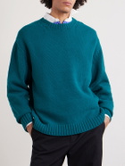 TOM FORD - Wool and Cashmere-Blend Sweater - Green