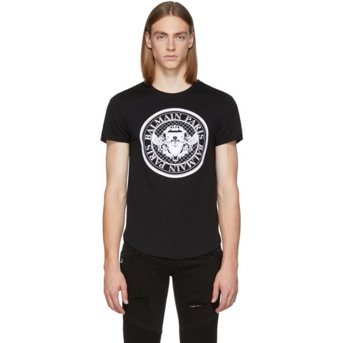 Photo: Balmain Black Medallion T-Shirt