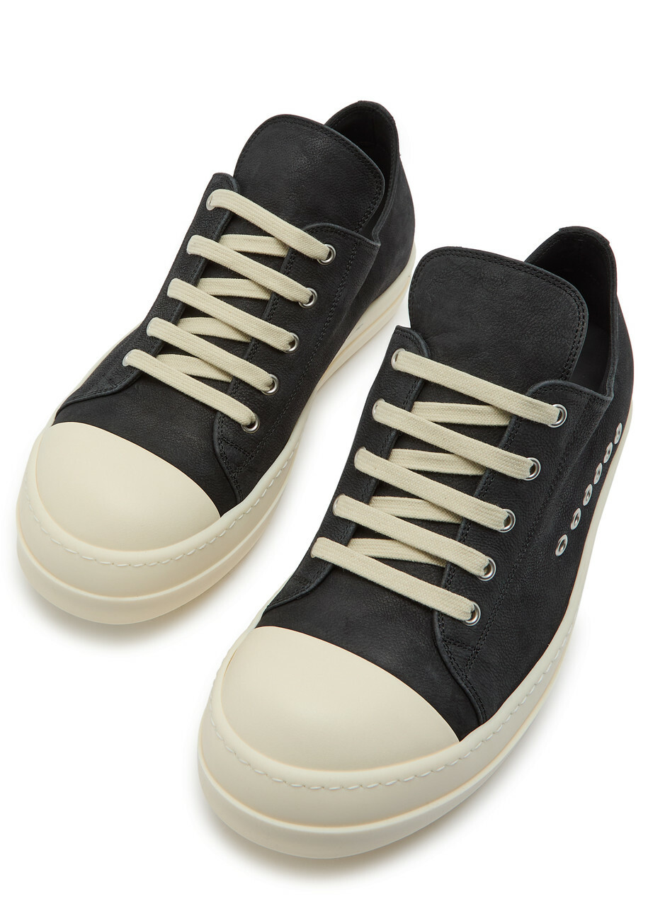 Rick Owens Nubuck Sneakers Black