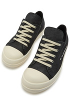 Rick Owens Nubuck Sneakers Black