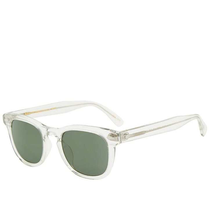 Photo: Moscot Men's Gelt Sunglasses in Crystal/G-15