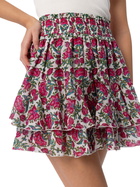 MC2 Saint Barth Woman Silk Voile Ruffled Mini Skirt Eivissa