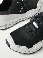 ON - Cloudultra Rubber-Trimmed Mesh Trail Running Sneakers - Black