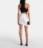 Christopher Esber Cutout ruched miniskirt