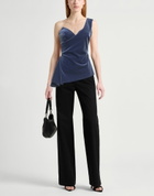 Chiara Boni La Petite Robe Womens Top Slate in Blue