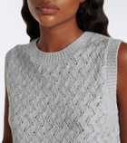 Varley Hazen pointelle cotton-blend sweater vest