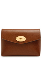 Mulberry Darley Grained Leather Pouch - Tan - One Size