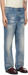 Fax Copy Express Blue 'The Easy' Jeans