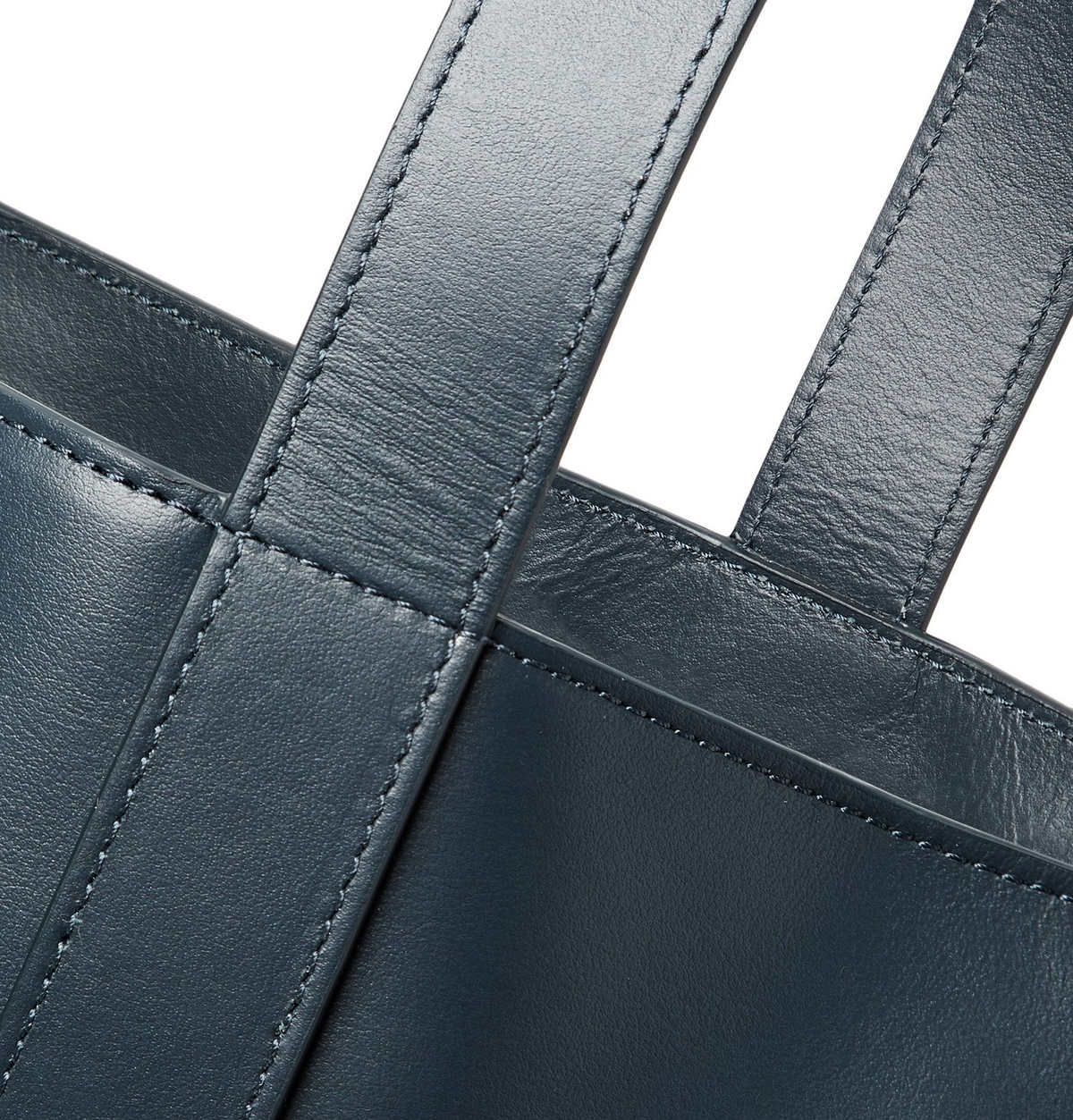 Mansur Gavriel - North South Leather Tote Bag - Blue