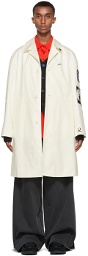 Raf Simons Off-White Fred Perry Edition Patch Coat