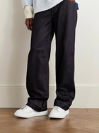 McQueen - Exaggerated-Sole Leather Sneakers - White