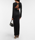 Galvan Vertebrae cutout maxi dress