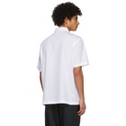 Versace Jeans Couture White Warranty Bowling Short Sleeve Shirt