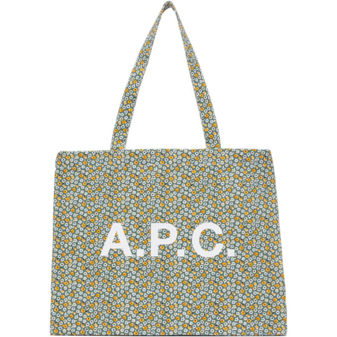 Photo: A.P.C. Green Floral Diane Shopping Tote