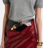 Déhanche Alcott asymmetric leather belt