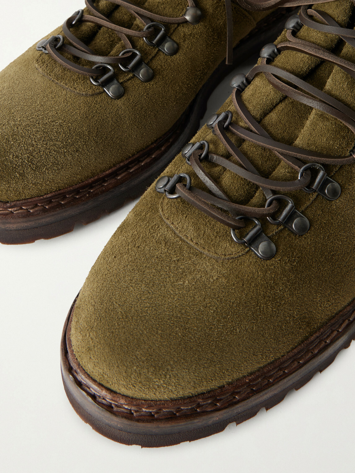 Officine Creative - Artik Flexi 001 Suede Boots - Green