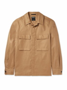 Zegna - Linen-Canvas Overshirt - Neutrals