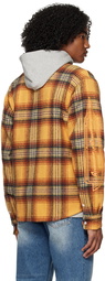 Billionaire Boys Club Orange Check Shirt