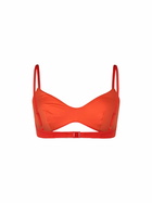MC2 Saint Barth Woman Orange Scoop Bralette Beach Top May