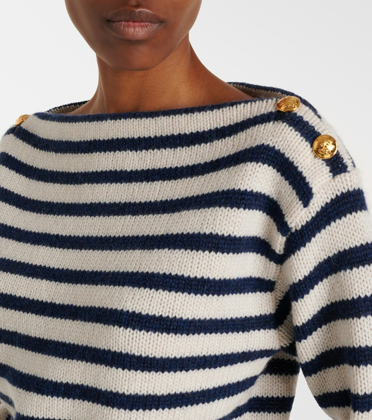 Nili Lotan Tandy striped cashmere sweater
